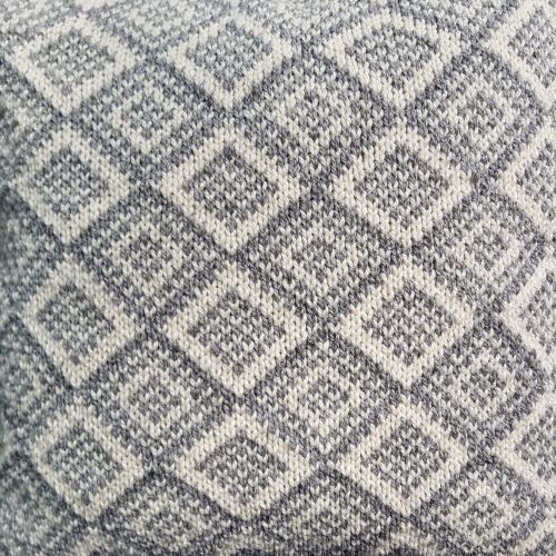Knitted Diamonds Cushion CW2003 - All Wool Cover