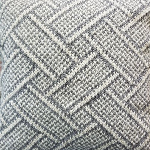 Knitted basketweave Cushion CW2003 - All Wool Cover