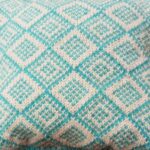Knitted Diamond Cushion CW2020 - All Wool Cover