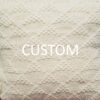 Custom Knitted Cushion - Snow-caps